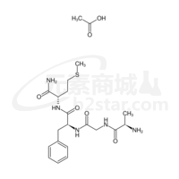 des-tyr1,(D-ala2)-methionine*enkephalinamide acet