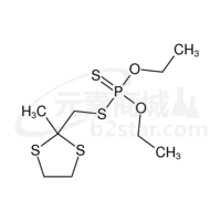 O,O-diethyl S-[(2-methyl-1,3-dithiolan-2-yl)methyl] phosphorodithioate