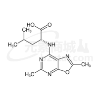 D-Leucine,N-(2,5-dimethyloxazolo[5,4-d]pyrimidin-7-yl)-