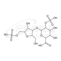 O-(glucuronic acid 2-sulfate)-(1--3)-O-(2,5)-andydrotalitol 6-sulfate
