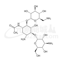 D-Streptamine,O-3-amino-3-deoxy-a-D-glucopyranosyl-(1®6)-O-[6-amino-6-deoxy-a-D-glucopyranosyl-(1®4)]-N3-acetyl-2-deoxy- (9CI)