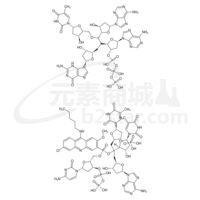 d(TATC)m(5)Acr-d(GATA) complex