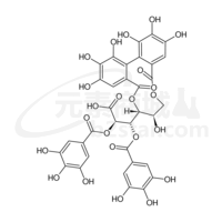 D-Gluconic acid, cyclic4,6-[(1S)-4,4',5,5',6,6'-hexahydroxy[1,1'-biphenyl]-2,2'-dicarboxylate]2,5-bis(3,4,5-trihydroxybenzoate)