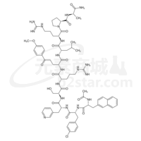 D-Alaninamide,N-acetyl-3-(2-naphthalenyl)-D-alanyl-4-chloro-D-phenylalanyl-3-(3-pyridinyl)-D-alanyl-L-seryl-L-arginyl-5-(4-methoxyphenyl)-5-oxo-D-norvalyl-L-leucyl-L-arginyl-L-prolyl-