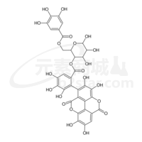 D-Glucose,4-[(2S)-2-(5,10-dihydro-2,3,7,8-tetrahydroxy-5,10-dioxo[1]benzopyrano[5,4,3-cde][1]benzopyran-1-yl)-3,4,5-trihydroxybenzoate]6-(3,4,5-trihydroxybenzoate) (9CI)