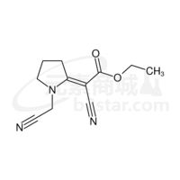 ethyl (2E)-cyano[1-(cyanomethyl)pyrrolidin-2-ylidene]ethanoate