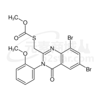 S-{[6,8-dibromo-3-(2-methoxyphenyl)-4-oxo-3,4-dihydroquinazolin-2-yl]methyl} O-methyl thiocarbonate