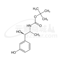 T-butyl (R-(R*,S*)-N-(2-hydroxy-2-(3-hyd-roxyphen