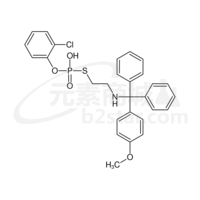 S-(N-monomethoxytritylaminoethyl)-O-(2-chlorophenyl)phosphorothioate