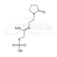 S-[(2Z)-2-amino-2-{[2-(2-oxopyrrolidin-1-yl)ethyl]imino}ethyl] hydrogen thiosulfate