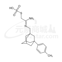 S-[(2Z)-2-amino-2-({[3-(4-methylphenyl)tricyclo[3.3.1.1~3,7~]dec-1-yl]methyl}imino)ethyl] hydrogen sulfurothioate