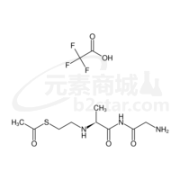 S-[2-({(1S)-2-[(aminoacetyl)amino]-1-methyl-2-oxoethyl}amino)ethyl] ethanethioate trifluoroacetate
