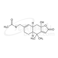 S-{[(4aS,8aR,9aR)-9a-hydroxy-4,4-dimethyl-2-oxo-2,4,4a,5,6,8a,9,9a-octahydronaphtho[2,3-b]furan-7-yl]methyl} ethanethioate
