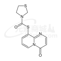 S-(4-oxo-4H-pyrido[1,2-a]pyrimidin-9-yl) 1,3-thiazolidine-3-carbothioate