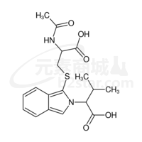 S-(2-(1-carboxy-2-methylpropyl)isoindole-1-yl)-N-acetylcysteine