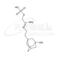 S-[(2Z)-2-amino-2-{[2-(3-hydroxytricyclo[3.3.1.1~3,7~]dec-1-yl)ethyl]imino}ethyl] hydrogen thiosulfate