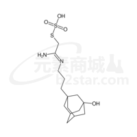 S-[(2Z)-2-amino-2-{[3-(3-hydroxytricyclo[3.3.1.1~3,7~]dec-1-yl)propyl]imino}ethyl] hydrogen thiosulfate