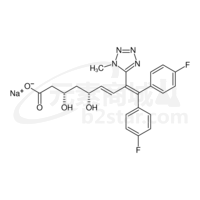 sodium (3S,5R,6E)-9,9-bis(4-fluorophenyl)-3,5-dihydroxy-8-(1-methyl-1H-tetrazol-5-yl)nona-6,8-dienoate