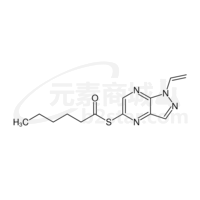 S-(1-ethenyl-1H-pyrazolo[3,4-b]pyrazin-5-yl) hexanethioate
