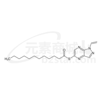 S-(1-ethenyl-1H-pyrazolo[3,4-b]pyrazin-5-yl) dodecanethioate