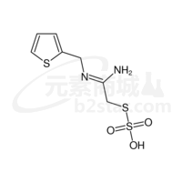 S-{(2Z)-2-amino-2-[(thiophen-2-ylmethyl)imino]ethyl} hydrogen sulfurothioate
