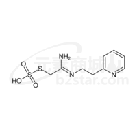 S-[(2Z)-2-amino-2-{[2-(pyridin-2-yl)ethyl]imino}ethyl] hydrogen sulfurothioate