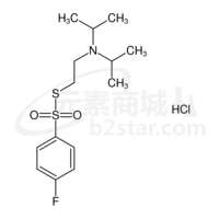 S-[2-(dipropan-2-ylamino)ethyl] 4-fluorobenzenesulfonothioate hydrochloride (1:1)