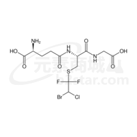 S-(2-bromo-2-chloro-1,1-difluoroethyl)glutathione