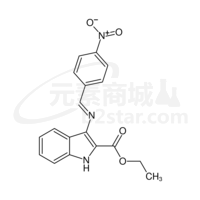 ethyl 3-{[(E)-(4-nitrophenyl)methylidene]amino}-1H-indole-2-carboxylate