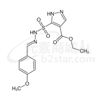 ethyl 5-{[(2E)-2-(4-methoxybenzylidene)hydrazinyl]sulfonyl}-1H-pyrazole-4-carboxylate