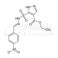 ethyl 5-{[(2E)-2-(4-nitrobenzylidene)hydrazinyl]sulfonyl}-1H-pyrazole-4-carboxylate