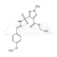 ethyl 3-{[(2E)-2-(4-methoxybenzylidene)hydrazinyl]sulfonyl}-1-methyl-1H-pyrazole-4-carboxylate