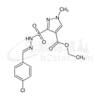 ethyl 3-{[(2E)-2-(4-chlorobenzylidene)hydrazinyl]sulfonyl}-1-methyl-1H-pyrazole-4-carboxylate
