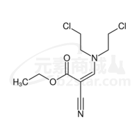 ethyl (2E)-3-[bis(2-chloroethyl)amino]-2-cyanoprop-2-enoate