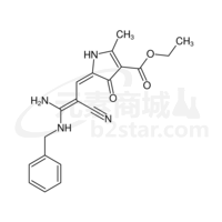 ethyl (5E)-5-[(2Z)-3-amino-3-(benzylamino)-2-cyanoprop-2-en-1-ylidene]-2-methyl-4-oxo-4,5-dihydro-1H-pyrrole-3-carboxylate
