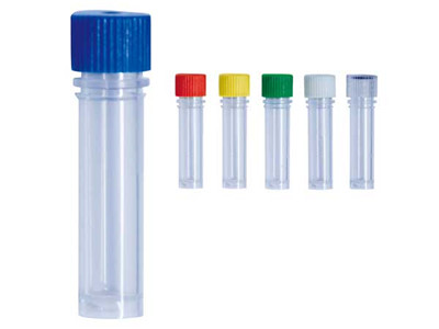 保存管，2.0 ml，绿色盖，深盖，可立底，灭菌