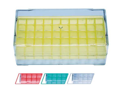 离心管盒，50孔，绿色，盛装1.5&2 ml管